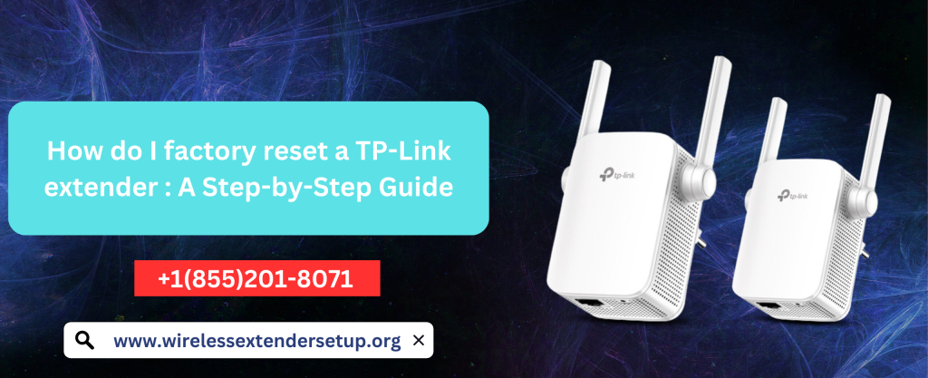 how to reset tp link extender